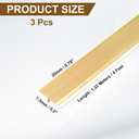 uxcell 3Pcs 4ft x 0.79" T Molding Floor Transition Strips, Aluminium Alloy Vinyl Flooring Gap Trim for Joining Laminate Planks Tiles Floor Gaps, Gold