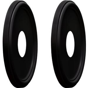 EIFHYT Molded Nylon Ceiling Medallion for Light Fixtures and Ceiling Fans 13"OD x 4"ID x 1-1/8"P (Fits Canopies up to 10-1/4") Black