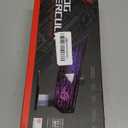 ASUS ROG Herculx Graphics Card Anti-Sag Holder Bracket (Solid Zinc Alloy Construction, Easy Toolless Installation, Included Spirit Level, Adjustable Height, Wide Compatibility, Aura Sync RGB) (Pack of 1, XH01/GRY/ARGB/VGA HOLDER//)