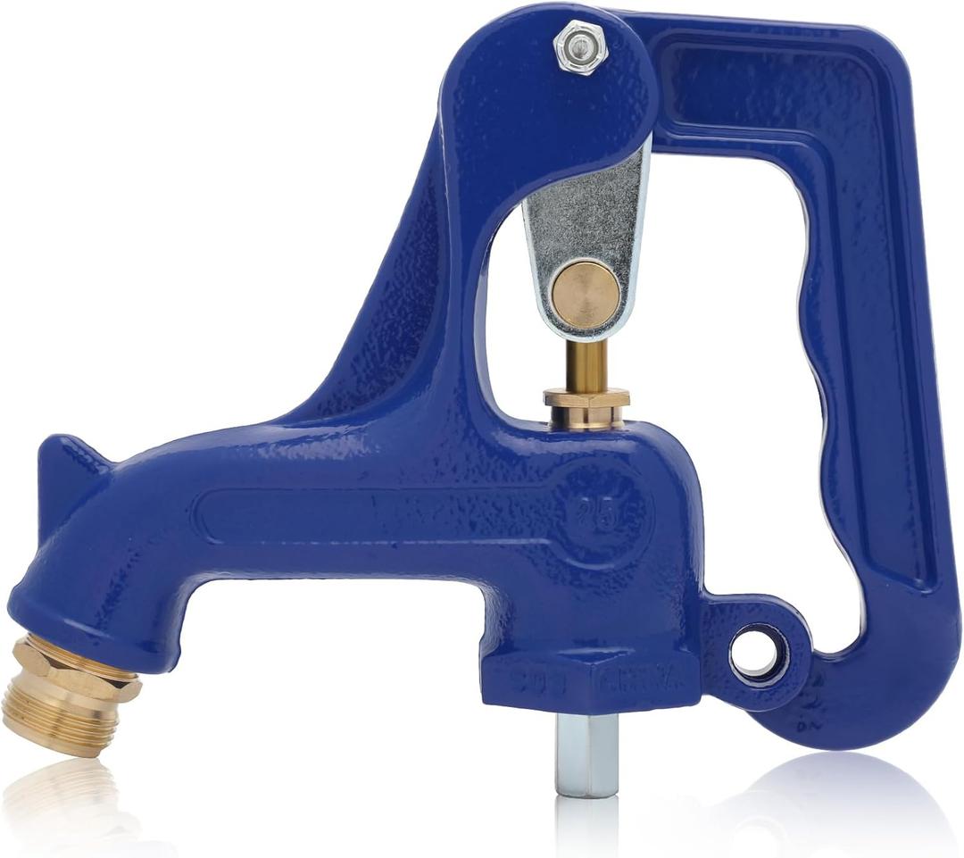 Yard Fire Hydrant Head, Adapts to 3/8"-16UNC Male Thread Rod,1" NPT Male Thread Pipe.for Yard, Garden, Pasture Irrigation and Drinkin (No Tubes and plungers) (only Faucet)