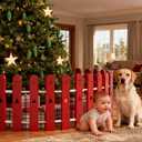 Christmas Tree Fences Party Decoration 28Pcs Red