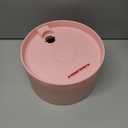 Cat Water Fountain Pink for Drinking: 67oz/2L Cat Fountain - GIOTOHUN Cute Pet Water Fountain for Cats Inside - Quiet Pet Fountain - Faucet Cat Drinking Fountain - Suitable for Kitty & Kitten