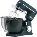 Kitchen in the box Stand Mixer, 4.5QT+5QT Two bowls Electric Food Mixer, 10 Speeds 3-IN-1 Kitchen Mixer for Daily Use with Egg Whisk,Dough Hook,Flat Beater (Turquoise Green, 5QT)