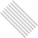Goutime Kabob Skewers, 27 Inch,1 Inch Wide Stainless Steel Flat BBQ Barbecue Kebab Skewers,No-Wood Handle,for Persian,Brazilian,Koobideh Grilling,Set of 7 with Storage Bag