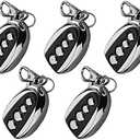5pcs 433MHz Garage Door Remote Control,Auto Sliding/Gate Opener & Closer, Electric Cloning Replacement for Driveway Gates Compatible with Most Gate Openers