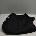 Aleumdr Women's High Waisted Drawstring Waist Wide Leg Sweatpants with Pockets Casual Loose Yoga Pants (XX-Large, Black)