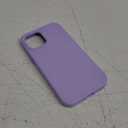 LOVE 3000 Designed for iPhone 12 Case/iPhone 12 Pro Case, Premium Silicone with [Soft Anti-Scratch Microfiber Lining] Shockproof Protective Phone Case for Men Women Girls 6.1", Light Purple