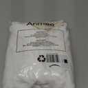 Anmao Non-See-Through Off-White Privacy Semi-Sheer Curtains for Living Room 63 Inch Length 2 Panels Set, Light Filtering That Let Light in Rod Pocket Window Drapes for Bedroom, 52W x 63L, Ivory White