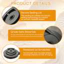 NC500 Series Outer Bowl Lid for Creami Deluxe Ice Cream Maker Compatible with Ninja NC500,501 Series -Replacement Lid for Creami Accessories - Perfect Fit