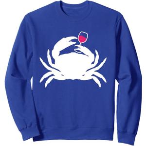 Crab Ocean Gift Cruise Vacation Lovers Drinking Sweatshirt, Size M
