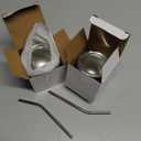 CHLJAR 4oz Stackable Cup, Vacuum Insulated Espresso Cup Set of 2, Espresso Shot Glass for Coffee, Double Wall Stainless Steel Mini Tumbler Shot Glasses with Straw and Lid