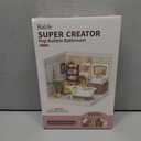 Rolife Super Creator-DIY Plastic Miniature House for Adults, Mini Blocks Model Kit Building Sets, DIY Crafts/Hobbies/Building Blocks Toys for Adults (Pop Bubble Bathroom)