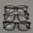 Gaoye Stylish Eyewear Frame Accessories - Blue Light Glasses for Woman - Computer Glasses for Blue Light Blocking (B2-matte Black+leopard+tortoise)