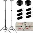 Heavy Duty Adjustable Boat Cover Support Pole  63 Tall, 28 Base, Universal Fit for Pontoon, Bass, Jon, Jet Boats, Kayaks, and Bimini Tops  Includes Adjustable Strap for Secure Installation