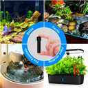 50W Small Aquarium Heater Betta Heater for 5-10 Gallon Freshwater & Saltwater Tanks, Alumina Ceramic Fish Tank Heater Turtle Heater with Dry-Run & Overheat Protection