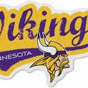 Rico Industries NFL Football Distressed Shape Cut Pennant - Home and Living Room Dcor - Soft Felt EZ to Hang