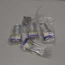 Puroma Lock 4 Pack Padlocks, 2 Long Shackle Heavy-Duty Locks with 8 Keys, 40mm Hardened Steel Keyed Alike Padlocks for Sheds, Gates, Fences, Toolbox, Outdoor and Indoor UseSilver