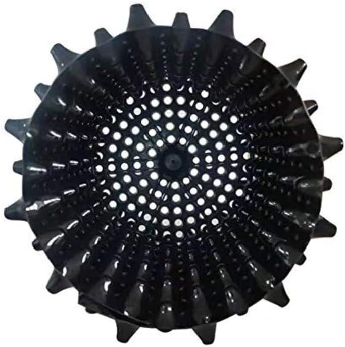 RooTrimmer Air Pruning Planters 5 Gallon 6-Pack, Sturdy Plastic Roots Control Planter Container for Fruit Vegetable Garden Orchard, Size 12"x12",Black