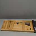 VaeFae Bamboo Bathtub Caddy Tray, Expandable Bath Tray for Tub with Upgraded Wine Slots and Book Holder - Ideal for One or Two Person Use