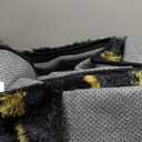 Ophanie 3x5 Rug, Bedside Preppy Dorm Area Rug, College Essentials Non Slip Grey Small Carpets for Bedroom, Anti Slip Fluffy Gray Living Room Rugs Home Decor Aesthetic, Nursery