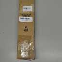 Bronze Wrap Around Curtain Rods 2 Pack:Small Blackout Adjustable Window Curtain Rod for Bedroom Kitchen Apartment Renter Friendly,Room Darkening Curved Drapery Rods Easy Install,Brown 28-48 Inch