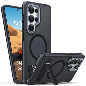 Misscase Case for Samsung Galaxy S26 Ultra with Stand, Compatible with MagSafe, Military Grade Drop Protection, Slim Translucent Matte Scratch & Slip Resistant Bumper Cover (6.9"), b