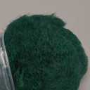 Green Afro Wig and Costume Halloween Wig for black Women Glueless Wear and Go Short Afro Puff Kinky Curly Wigs and Heat Resistant Bouncy Wigs (Dark Green)