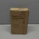 Bonsenkitchen Hand Blender, Immersion Blender with 2 Mixing Speed, Portable Electric Handheld Stick Mixer with Stainless Steel Blades for Soup, Smoothie, Puree, Baby Food, Red