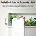 SONOFF SNZB-02LD Zigbee Waterproof Temperature Sensor with 1.5M Stainless Steel Probe, LCD Display, -40~115C Range, APP Monitoring, Magnetic Mount, Works with Zigbee Hub