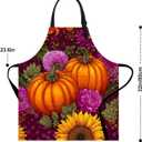 Apron Home Kitchen Cooking Baking Gardening for Women Men with 2 Pockets 32x28 inch