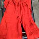 Red Comfortable 2-Piece Jogger Set for Effortless Style Set Size XS