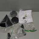 2 Pack 18.8Inch Lighted Halloween Decoration Indoor Ghost Witch Hat with Lights Spooky Halloween Party Decoration Scary Glowing Ghost Kit for Mantel Shelf Table Fireplace Home Room Kitchen