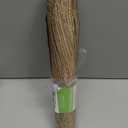 SHACOS Round Table Placemats Set of 4 Wedge Shape Curved Placemat Woven Vinyl Place Mats Wipe Clean Dining Table Mats Home Table Decor (4, Tan)