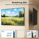 0.31” Ultra Slim TV Wall Mount for 42-100 Inch TV Up to 176lbs