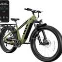 Vivi ACEPro Electric Bike for Adult, APP & Terrain 26 x 4.0 Fat Tire 20+MPH | 1500W Peak Electric Mountain Bike, Pedal Assist 75+ Mile , 48V 15AH Removable Battery Bicycle with Dual Hydraulic, UL 2849