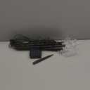 Kisangel LED Lawn Lamp Star Snowflake Shape Landscape Light for Garden Driveway and Pathway Decoration Charming Outdoor Illumination Without Battery