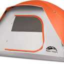 Happy Travel Camping Tent, 6 Person Dome Tents for Camping with Rainfly, Waterproof Clip Easy Setup Portable Family Tent with Mesh Windows, 20% More Headroom Backpacking Tents for Camping & Hiking