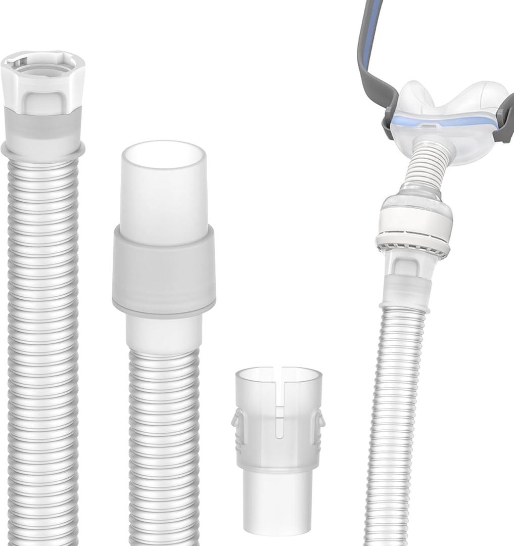 Replacement Short Tube Adapter for Airmini F20/P10/N20/N30 Connector to Connect Any 22mm Hose w/Hose Adapter for Air Mini Device, IBEET Replacement Tube & Adapter for Air Mini