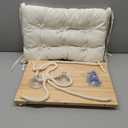 Cat Window Perch with Industrial-Grade Suction Cups - Solid Pine Wood Hammock Bed, Soft Cushion - 42 lb Capacity for Cats Inside (Medium, Beige)