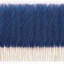 Pampas Grass in, Faux Pampas Grass Home Decor, Artificial Pampas Grass Fluffy Floral Flower Arrangement for Party Wedding Dinning Hall () (Blue)