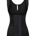 Evanhome Women's Waist Trainer Cincher Underbust Corset Vest Steel Boned Hourglass Body Shaper With Hooks, Size XXL