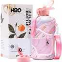Images are for illustrative purposes only - Read Full Disclaimer

H2O Capsule 2.2L Half Gallon Water Bottle with Storage Sleeve and Removable Straw – BPA Free Large Reusable Drink Container with Handle - Big Sports Jug, 2.2 Liter (74 Ounce)