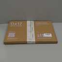 Homeforia 11 x 17 Frame Silver, High End Metal 11x17 Picture Frames with Mat 8x12 for Photo, 11 x 17 Silver Poster Frame Matted to 8 x 12 Print, 17x11 Hanging Frame, Tempered Glass, Wall Kit, Set of 1