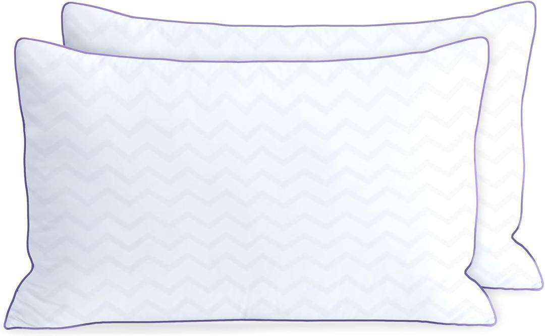 MOLCLCUY Bed Pillows King Size Set of 2,Hotel Collection Pillow for Side and Back Sleepers,Super Soft Down Alternative Microfiber Filled