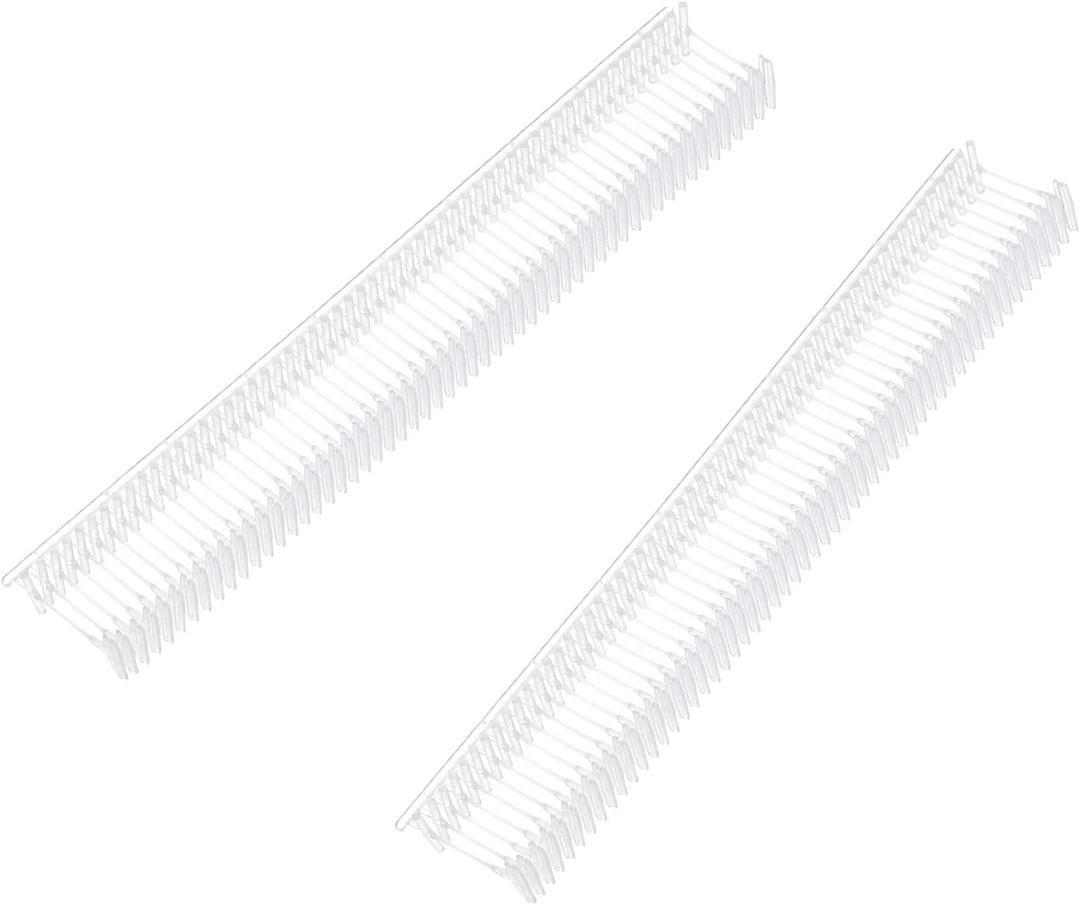 MECCANIXITY Standard Tagging Fasteners,Plastic Regular,Standard Label Gun Price Tagging Barbs for Garment Price Tag Label Tagging Barbs 10mm/0.39 Inch,Pack of 1000 Transparent