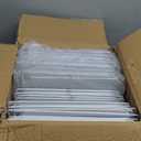 ROJASOP Portable Shoe Rack Organizer with Door, 72 Pairs White Shoe Storage Cabine Covered Shoe Rack Shoe Organizer for Closet Entryway Garage Closed Shoe Rack Organizer Cabinet with Doors