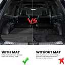 LASFIT Cargo Trunk Mat & Backrest Mats for Hyundai Palisade 2026 All Weather TPE Custom Fit Car Trunk Mats Cargo Liner & Seatback Mats Accessoires, Black