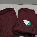 GLAMBURG 100% Cotton 2 Pack Oversized Bath Towel Set 28x55 Inches, Ultra Soft Highly Absorbant Compact Quickdry & Lightweight Large Bath Towels, Ideal for Gym Travel Camp Pool - Burgundy