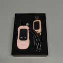 Delupet 2-in-1 Dog Shock & Bark Collar  4500FT Dog Training Collar with Remote, 3 Training Modes & LED Light, IPX8 Waterproof E Collar with Anti-Barking for Small Medium Large Dog (Pink)