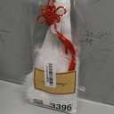 Happy Feather Handheld Marabou Feather Fan, 1920s Vintage Style Flapper Hand Fan for Costume Party and Dancing-WHITE